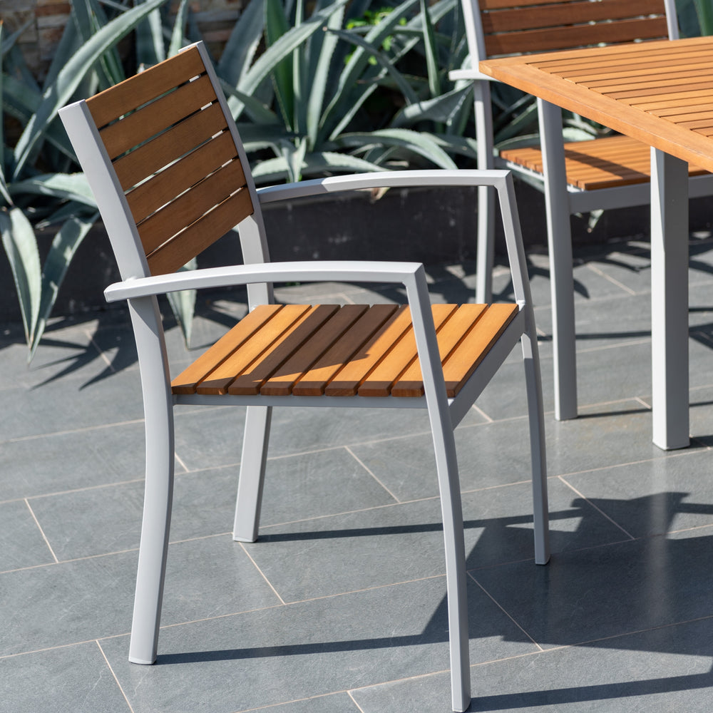 
                      
                        Comedor Barcelona de Exterior Extensible con 8 Sillas de Madera y Aluminio
                      
                    