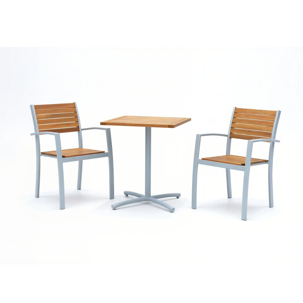 Juego de Jardin Pienza Set Bistro Mesa y Sillas