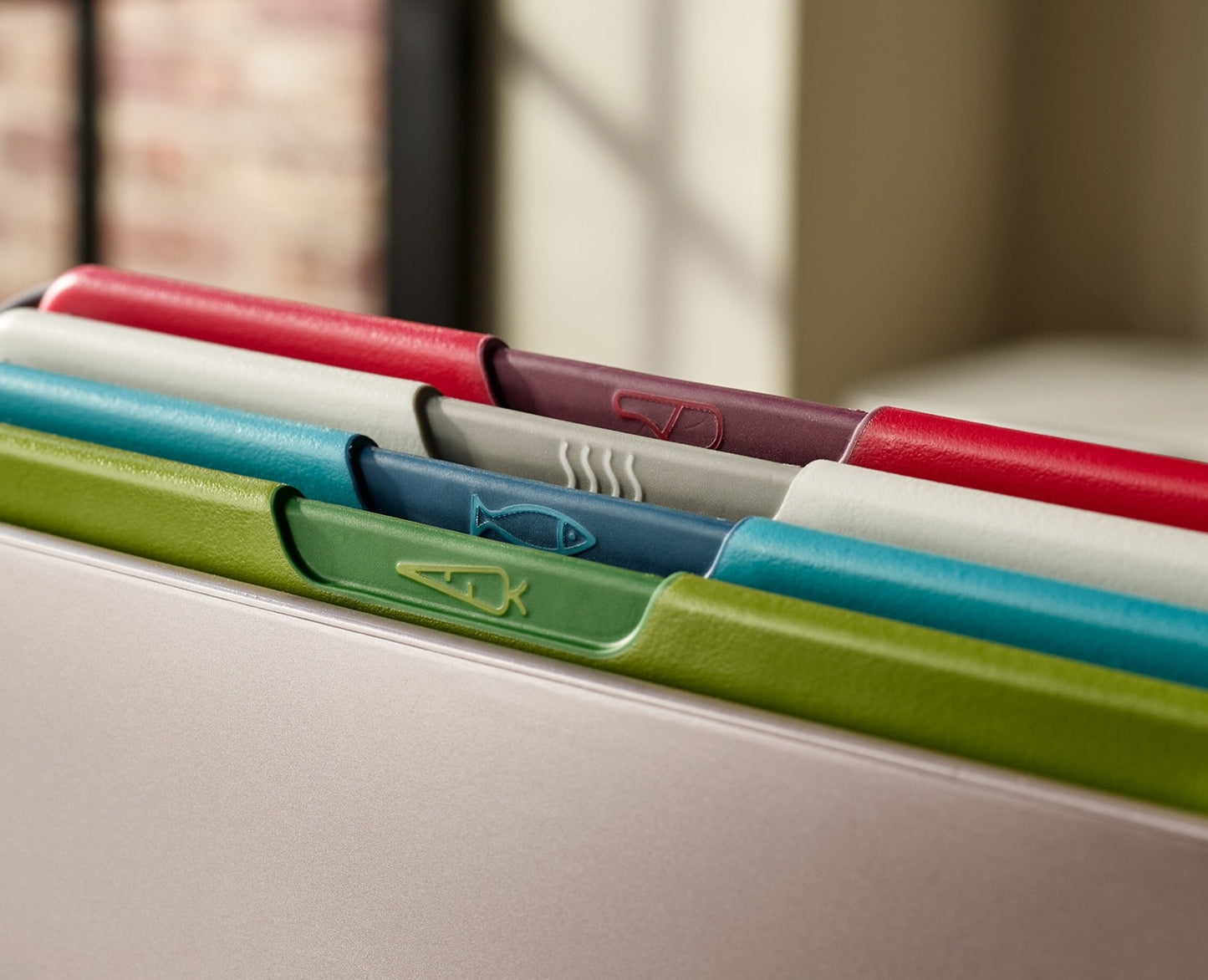 Set 4 Tablas de Cortar para Cocina de Colores