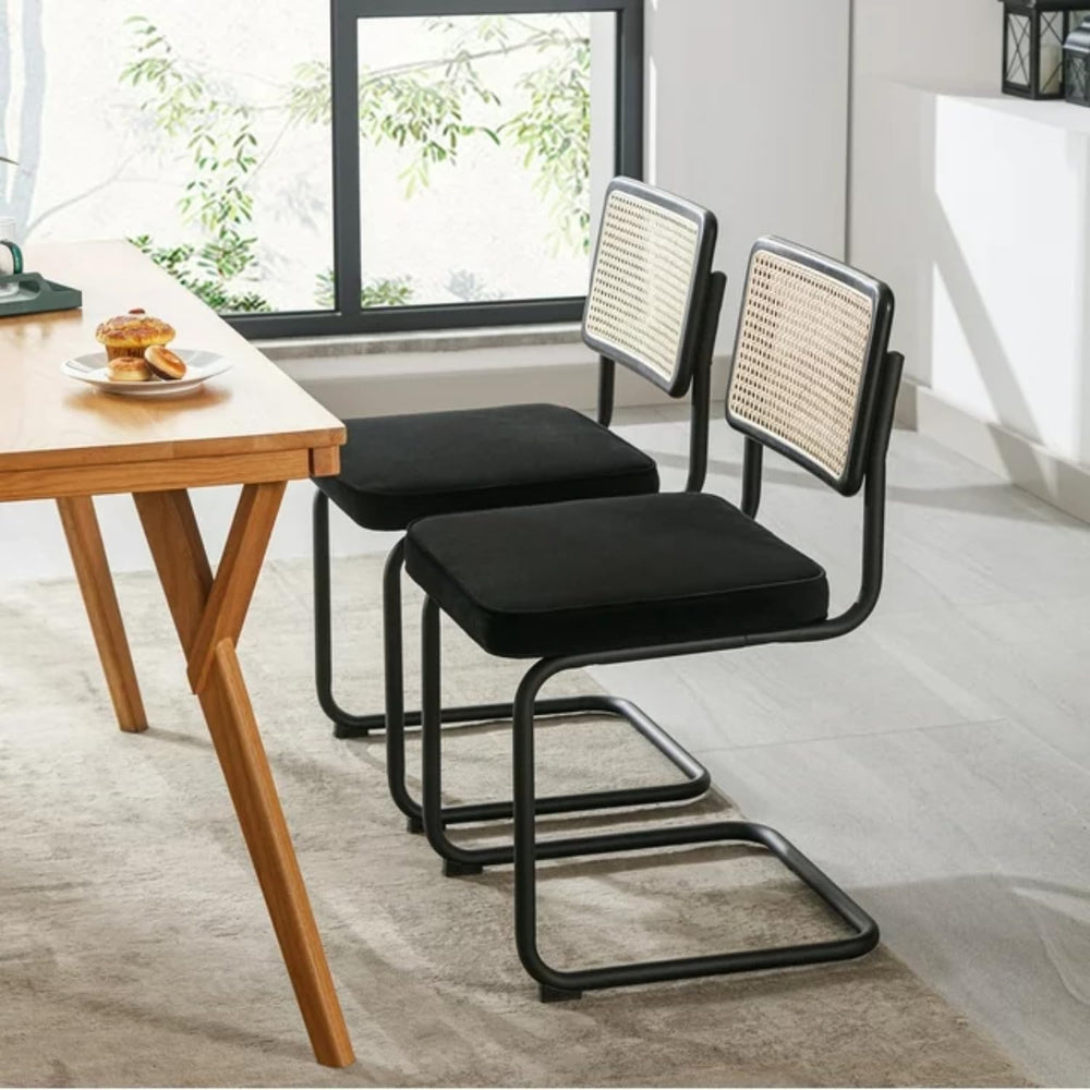 
                      
                        Set 2 Sillas de Comedor Metalicas de Diseño
                      
                    