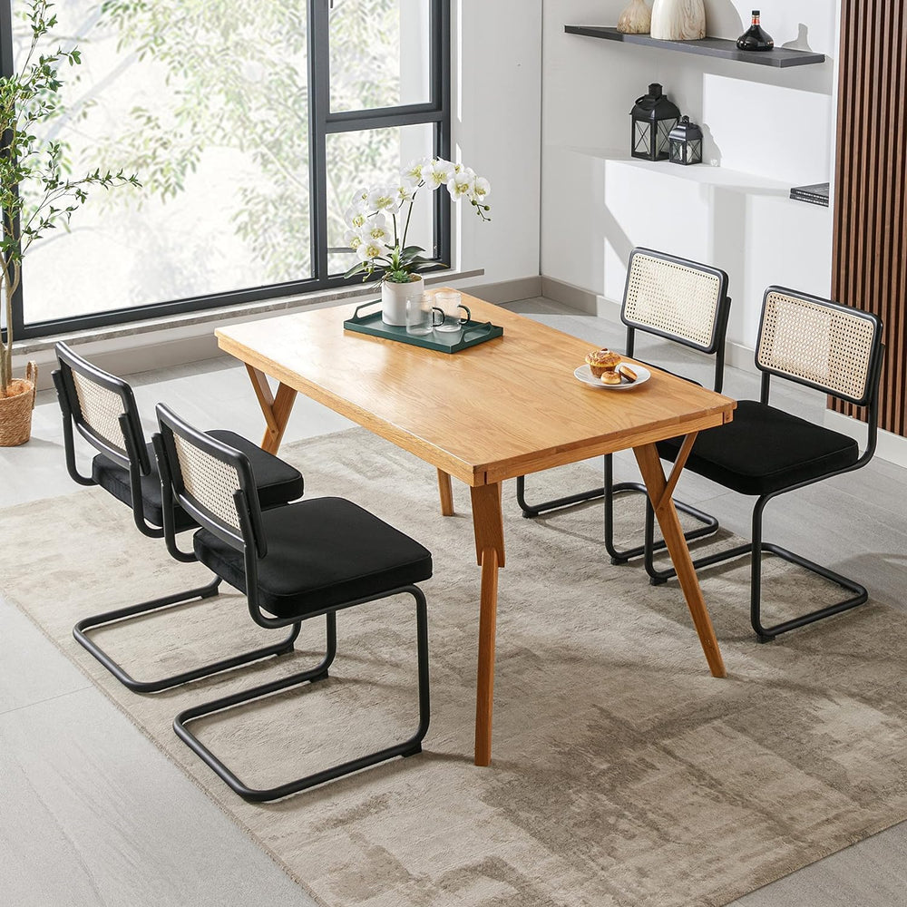 Set 2 Sillas de Comedor Metalicas de Diseño