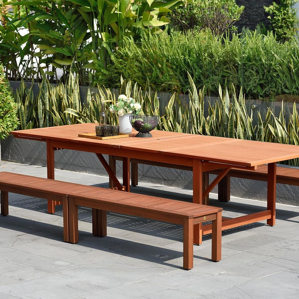 
                      
                        Comedor Extensible con 4 Bancas de Jardin
                      
                    