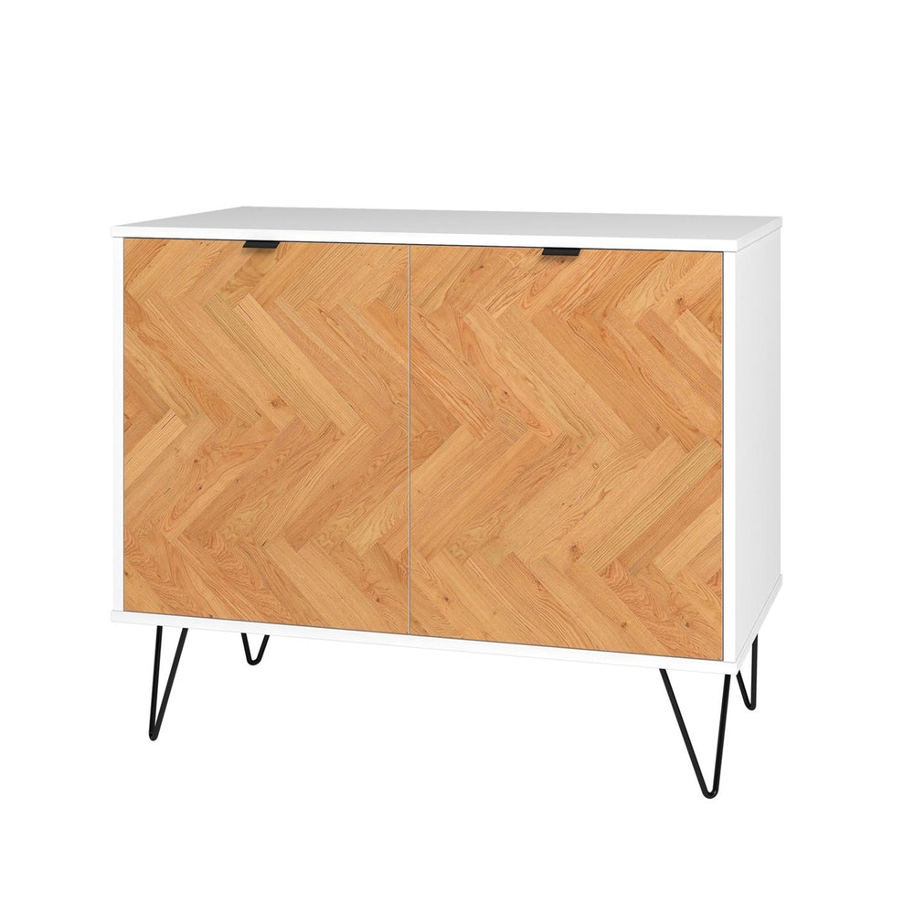 Modular Credenza Ibiza estilo Bufetera 2 puertas blanco