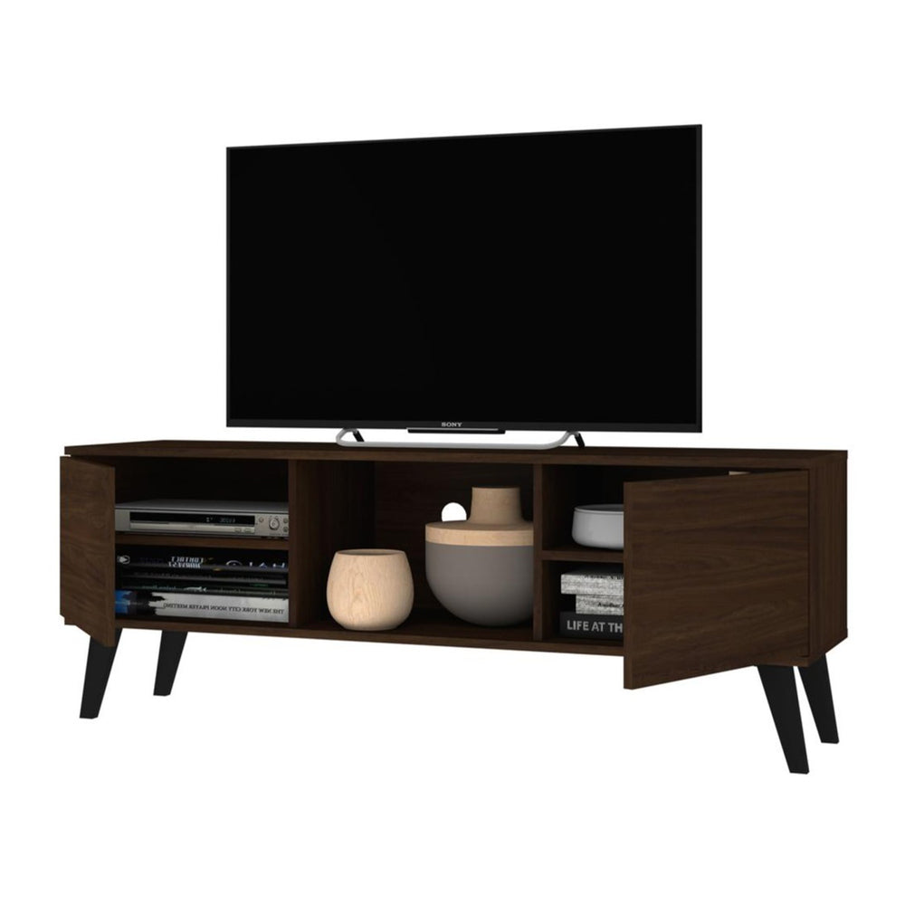 
                      
                        Mueble Rack para TV estilo Moderno roble oscuro
                      
                    