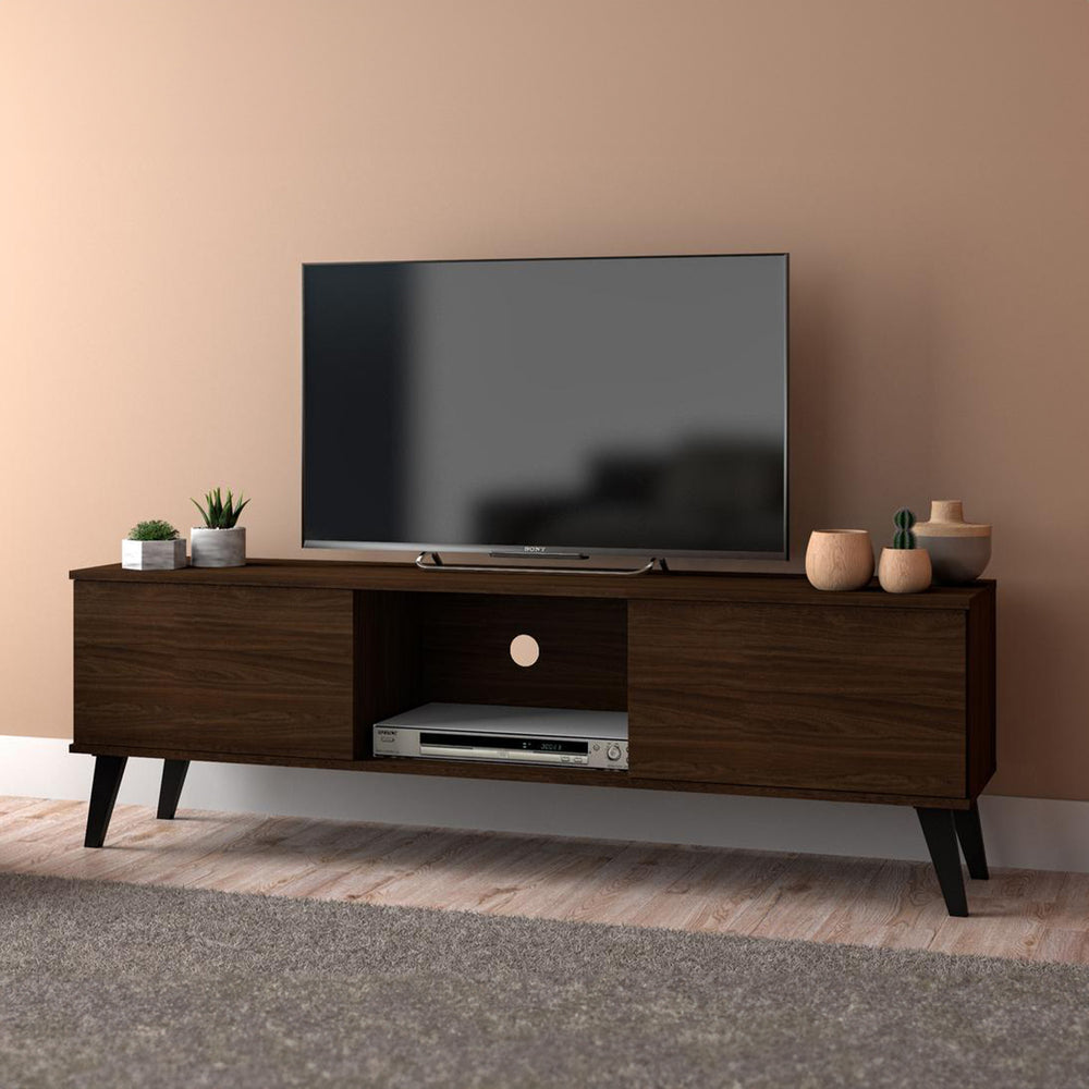 
                      
                        Mueble Rack para TV estilo Moderno roble oscuro
                      
                    