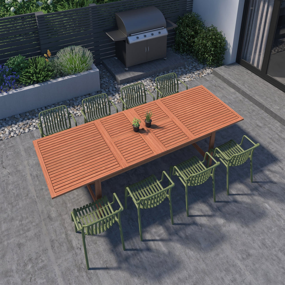 
                      
                        Comedor Extensible Montana con 8 Sillas Plasticas
                      
                    