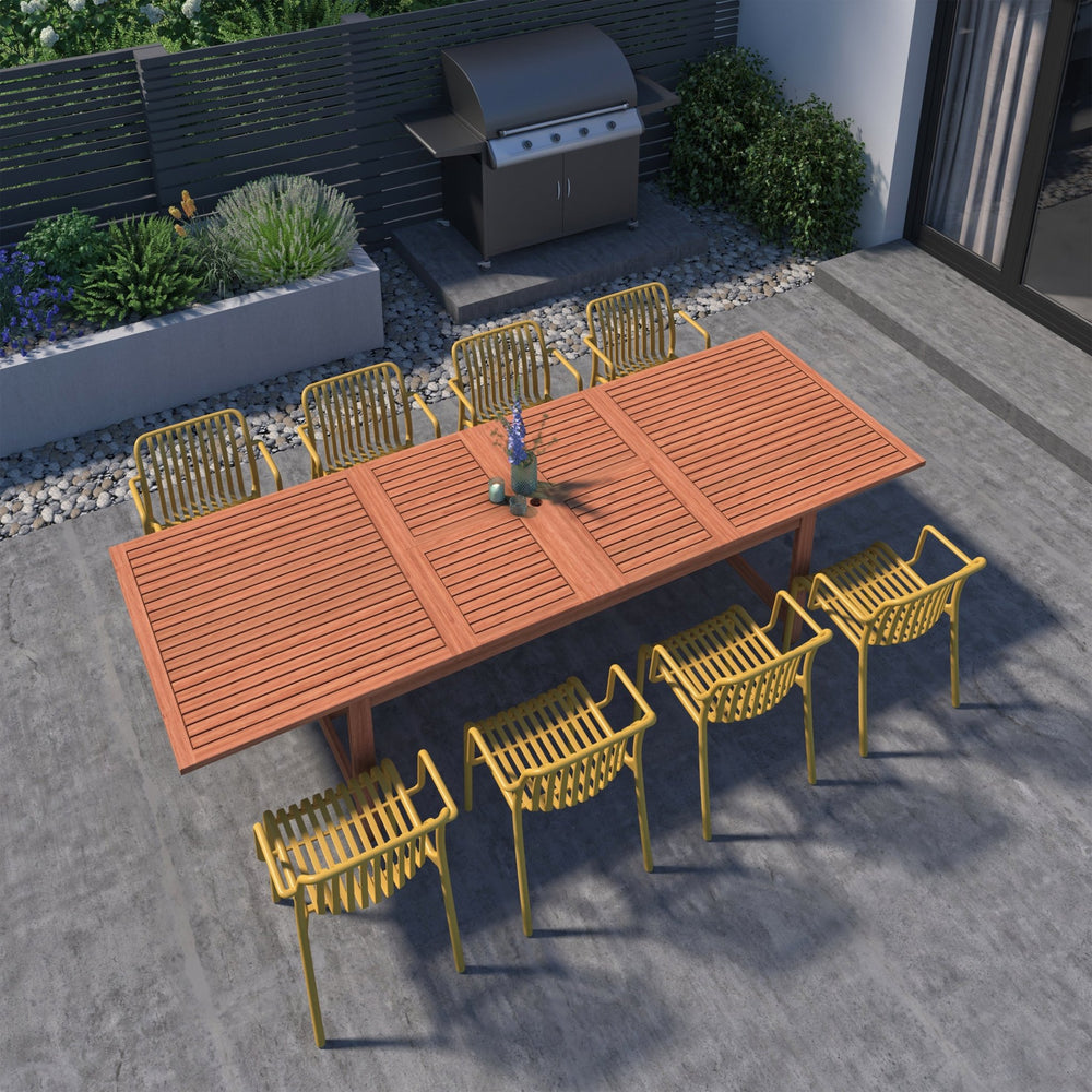 
                      
                        Comedor Extensible Montana con 8 Sillas Plasticas
                      
                    