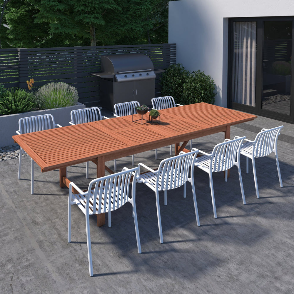 
                      
                        Comedor Extensible Montana con 8 Sillas Plasticas
                      
                    