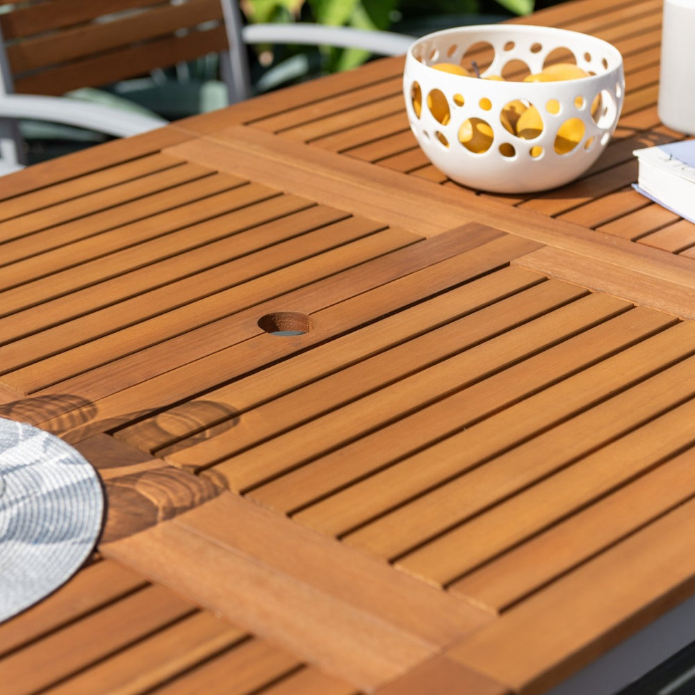 
                      
                        Comedor Barcelona de Exterior Extensible con 10 Sillas de Madera y Aluminio
                      
                    