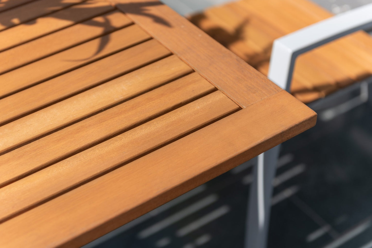 Comedor Barcelona de Exterior Extensible con 10 Sillas de Madera y Aluminio