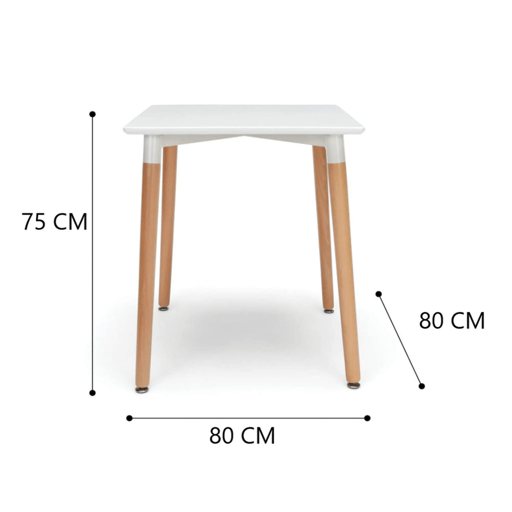 
                      
                        Mesa de comedor Eames cuadrada
                      
                    