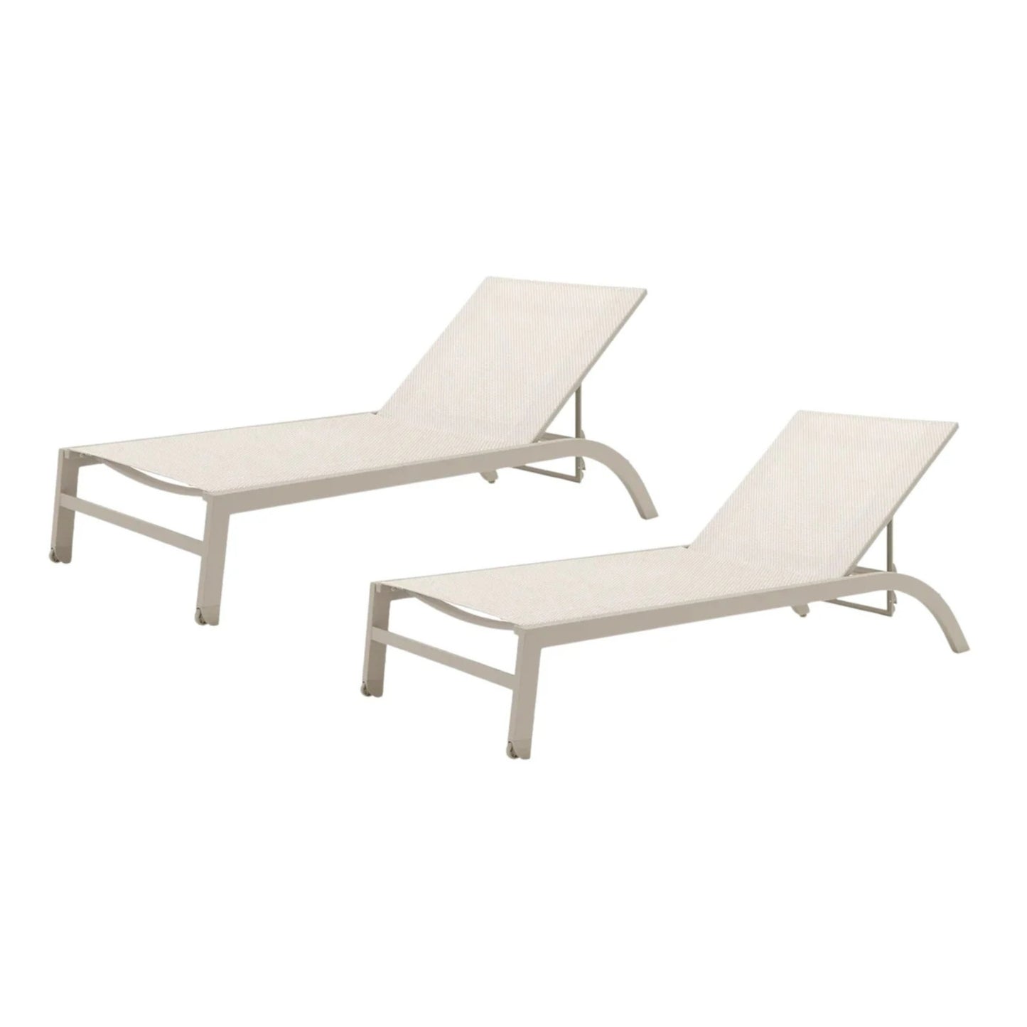 Set de 2 Camastros Morella de Aluminio