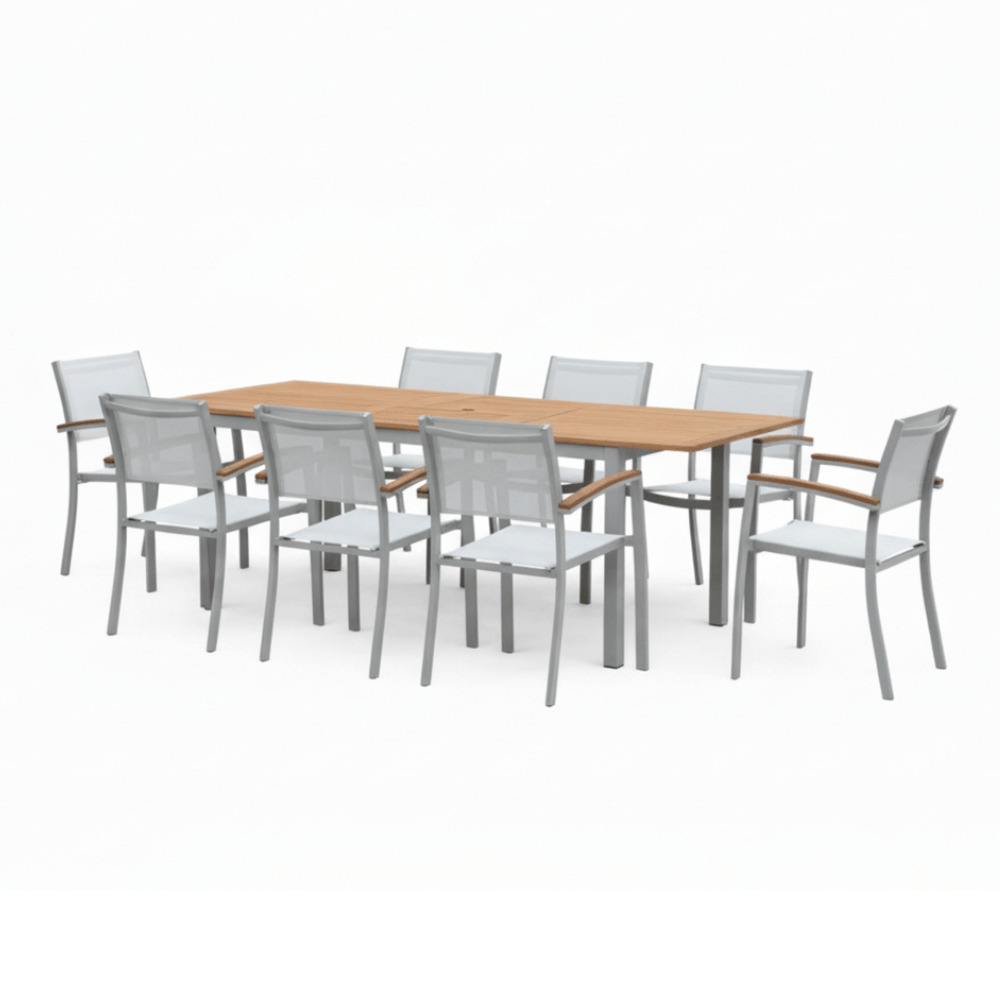 Comedor Extensible Tagula con 8 Sillas