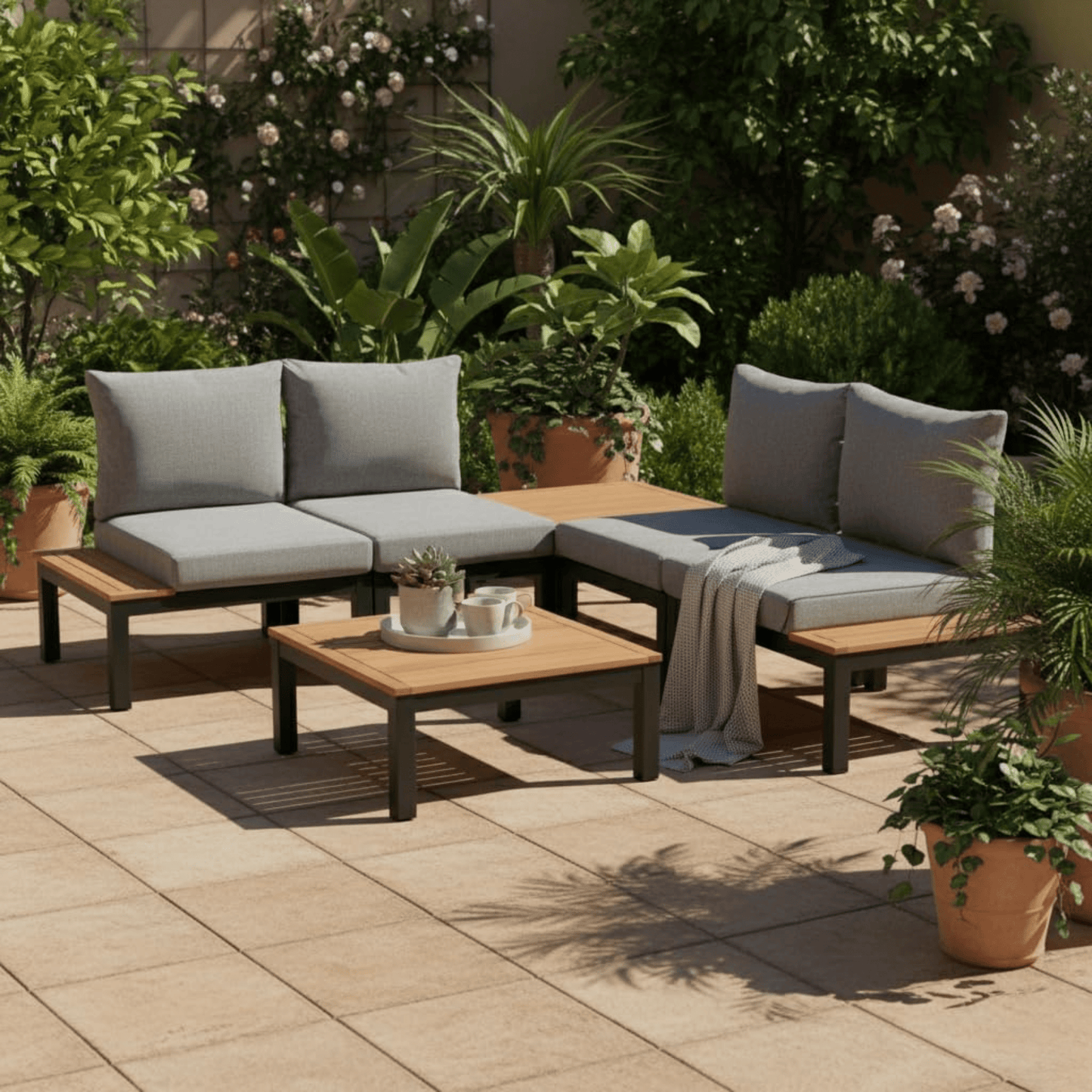 Sala de Jardin Modular Barcelona Dark