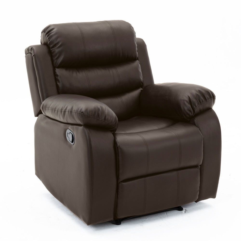 
                      
                        Sillon Reposet Reclinable Individual Tapizado en Simil Cuero
                      
                    