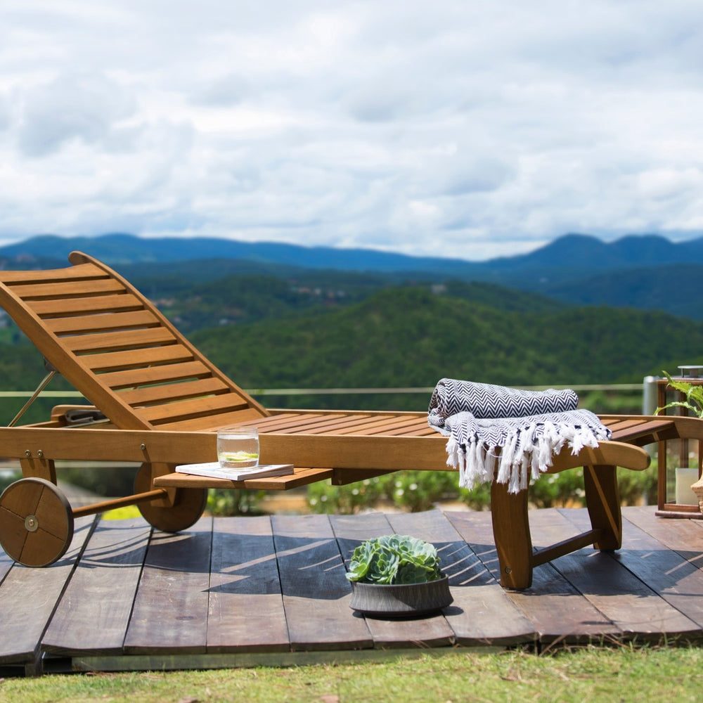 
                      
                        Camastro de Madera para Exterior Phuket con Ruedas
                      
                    