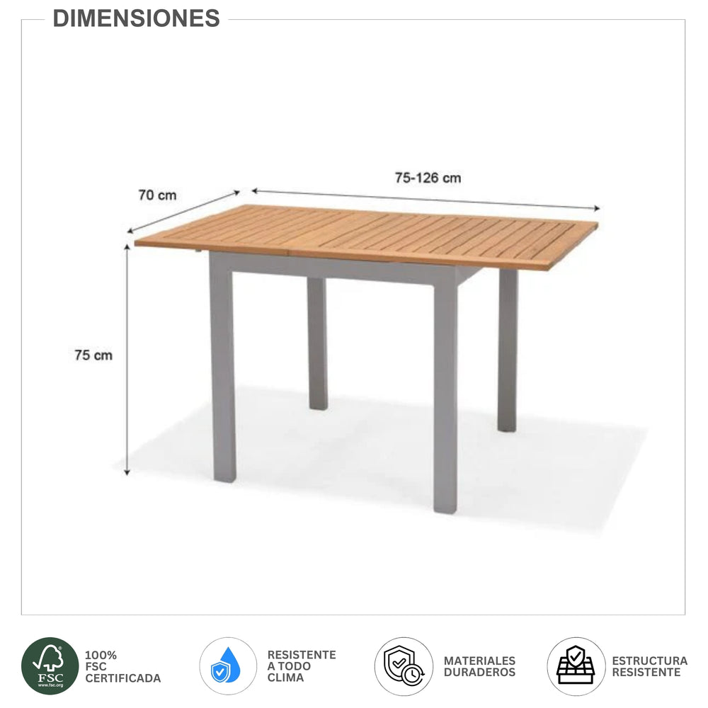 
                      
                        Mesa Extensible Bilbies 75 - 130cm
                      
                    