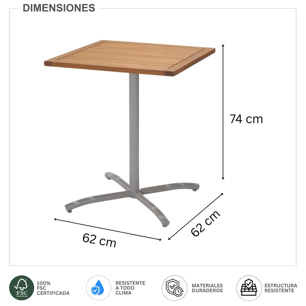 
                      
                        Mesa de Bistró Hydra de Madera
                      
                    