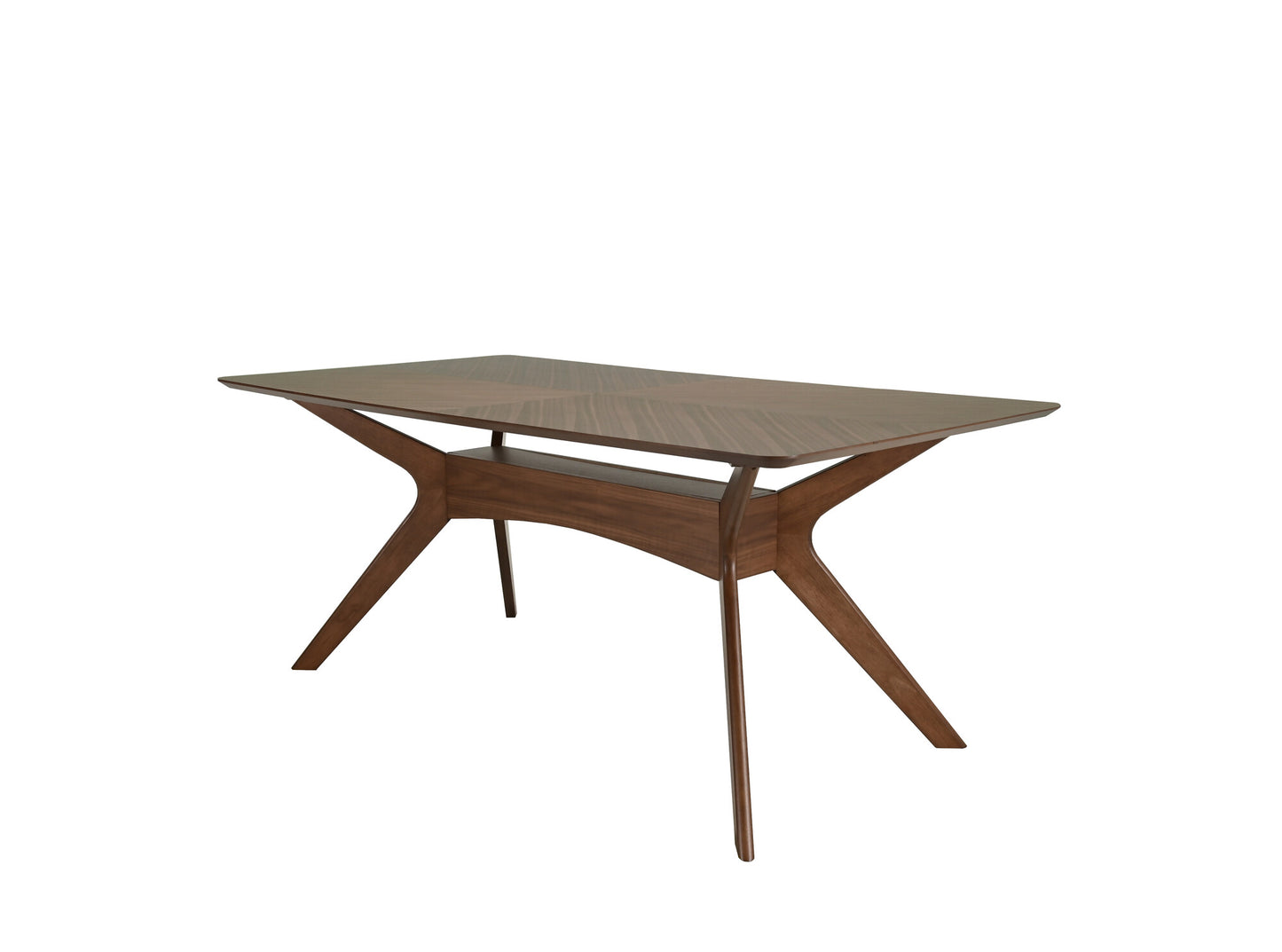 Juego de Comedor Capri de Madera con 4 Sillas Tapizadas