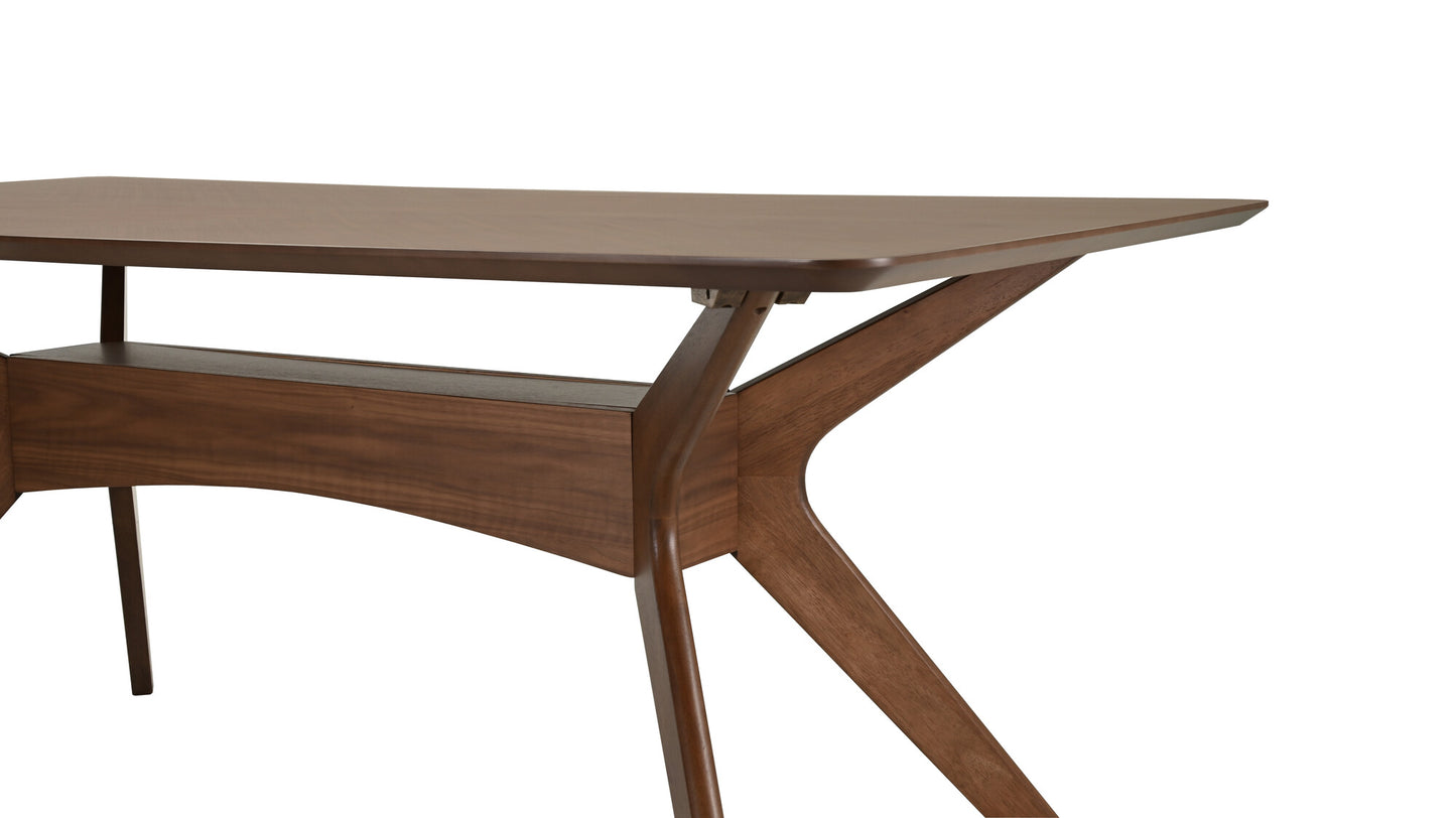 Juego de Comedor Capri de Madera con 4 Sillas Tapizadas