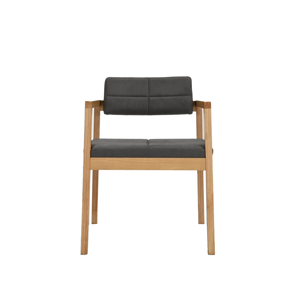 
                      
                        Set de 4 Sillas de Comedor Gin de Madera con Tapizado Gris
                      
                    
