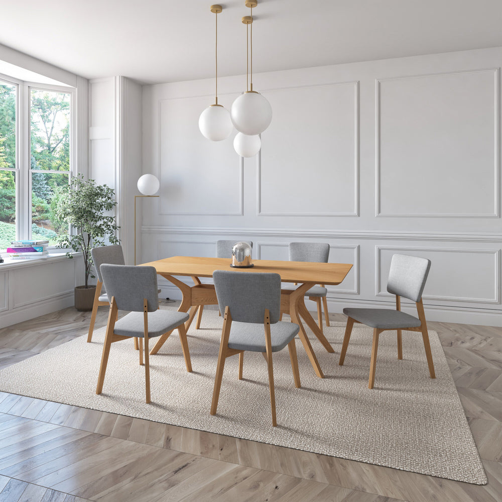 
                      
                        Juego de Comedor Aspen de Madera con 6 Sillas Tapizadas
                      
                    