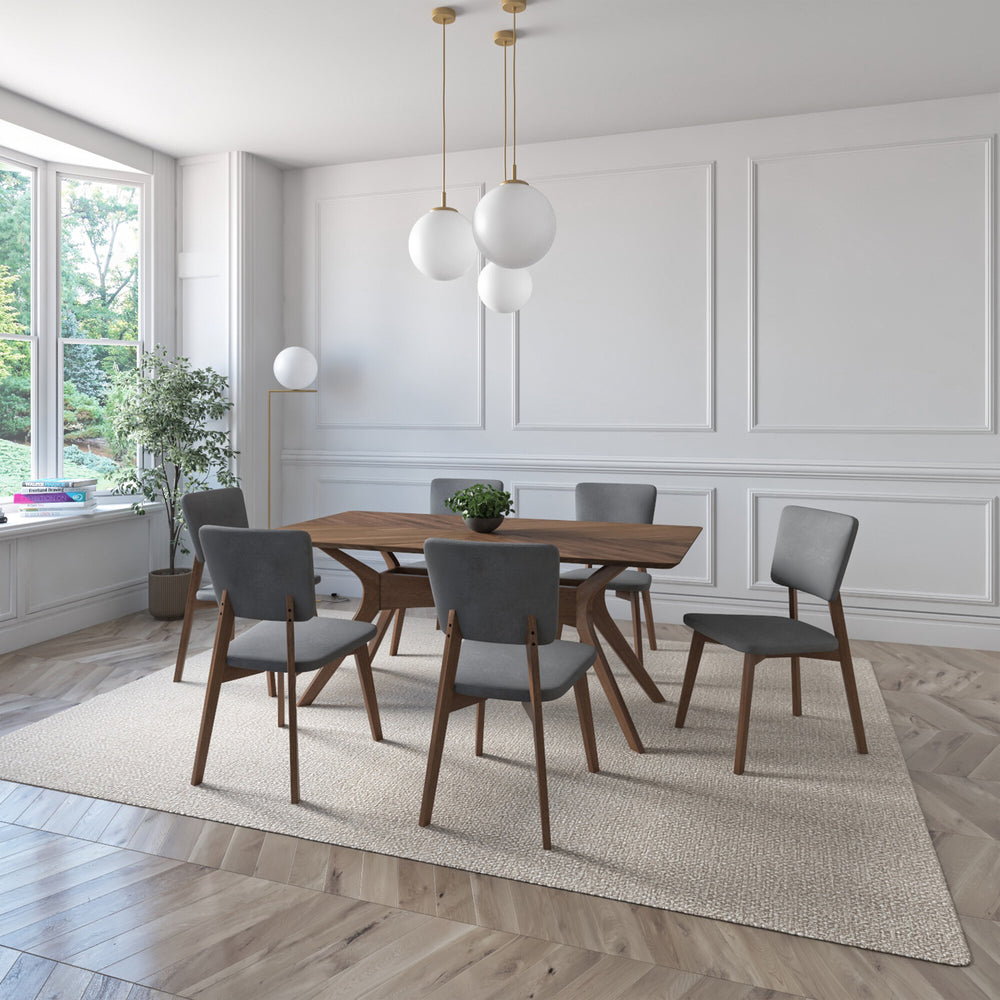 
                      
                        Juego de Comedor Aspen de Madera con 6 Sillas Tapizadas
                      
                    