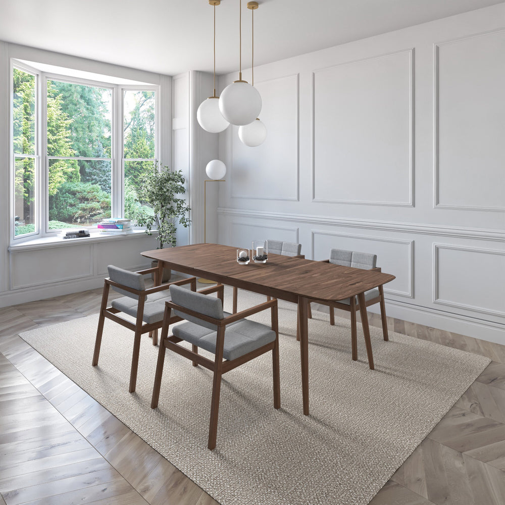 
                      
                        Juego de Comedor Extensible Praga de Madera con 4 Sillas
                      
                    