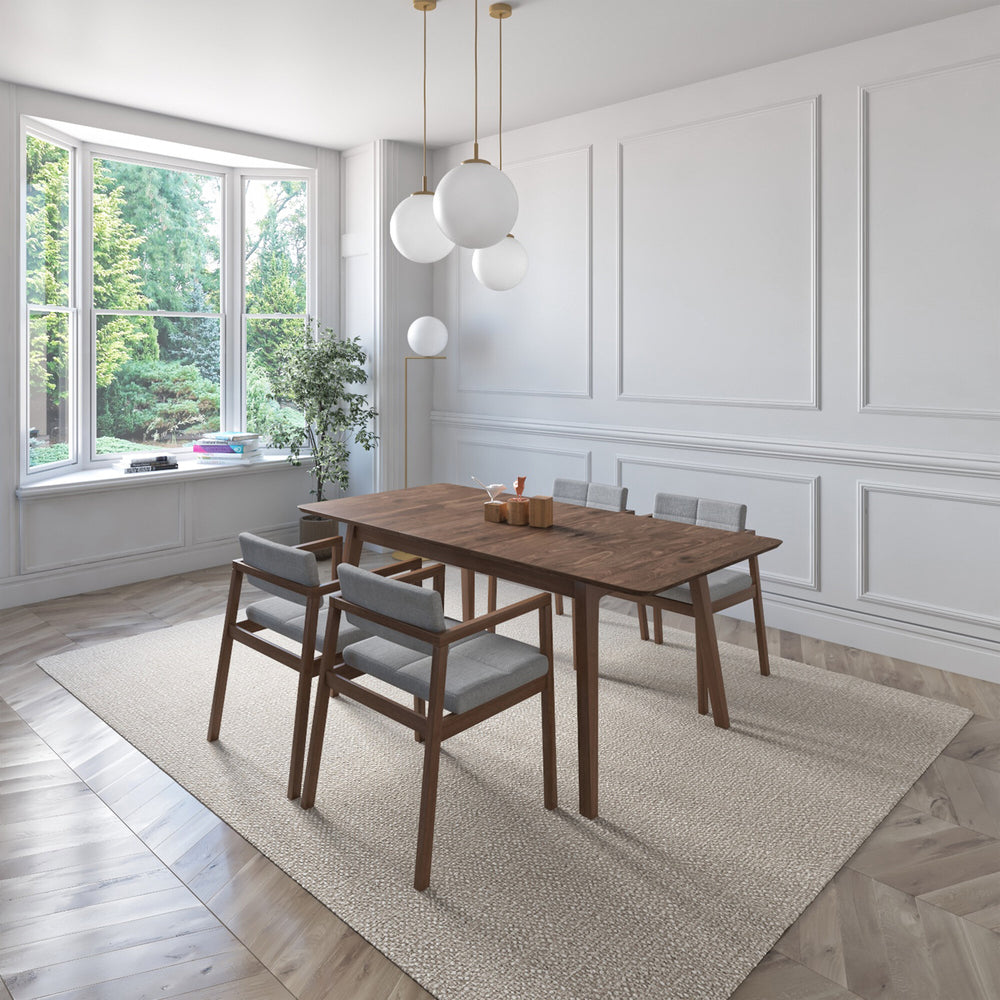 
                      
                        Juego de Comedor Extensible Verona de Madera con 4 Sillas
                      
                    