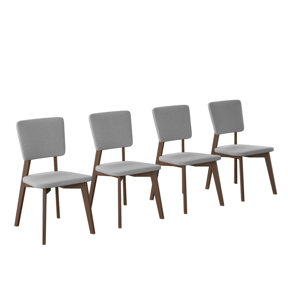 
                      
                        Juego de Comedor Oslo de Madera con 4 Sillas Tapizadas
                      
                    
