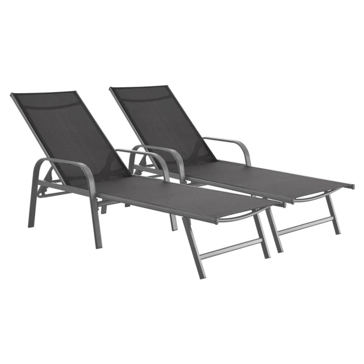 Set de 2 Camastros para Alberca y Exteriores de Acero