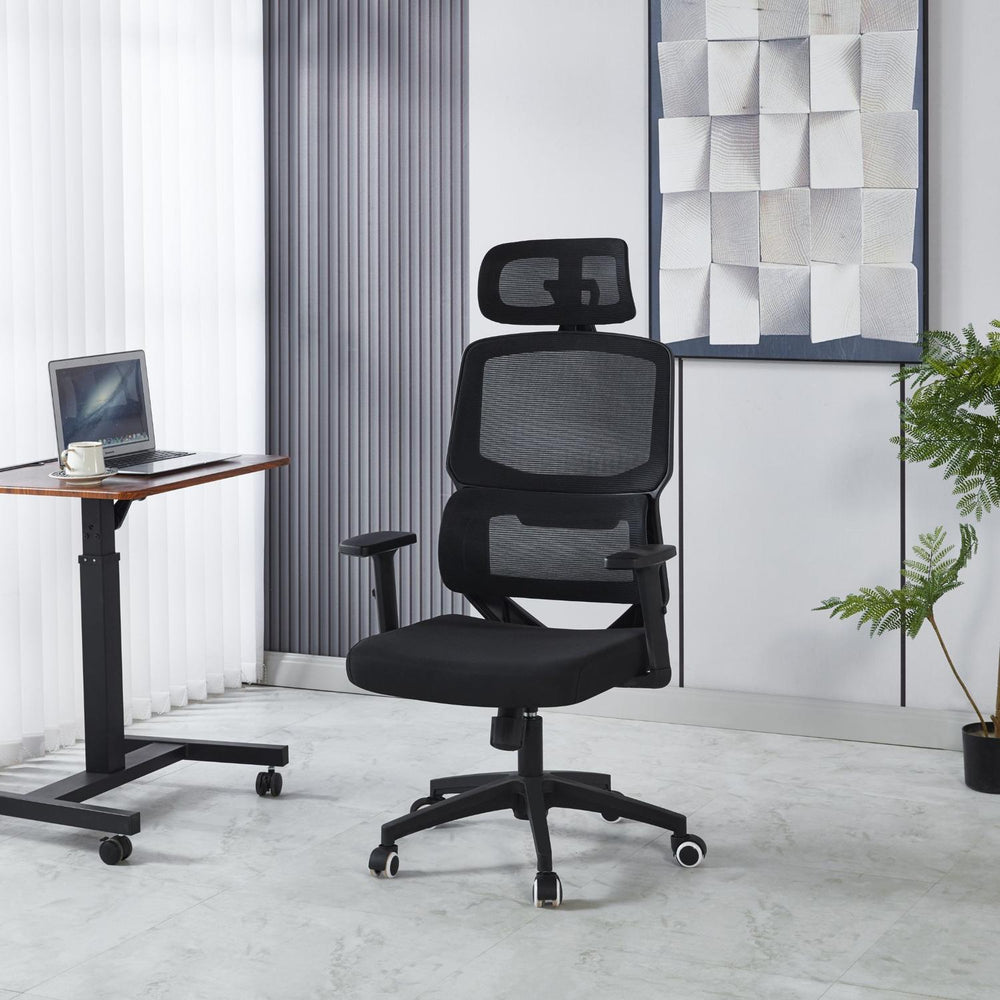 
                      
                        Silla de Escritorio y Oficina Ergonomica con Soporte Lumbar
                      
                    