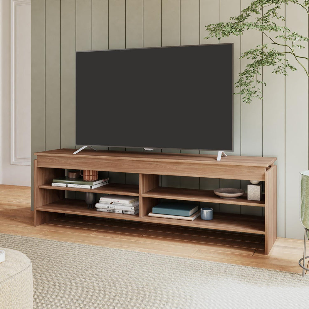 
                      
                        Mueble Mesa de TV con 4 Estantes, Estilo Moderno, de Madera
                      
                    