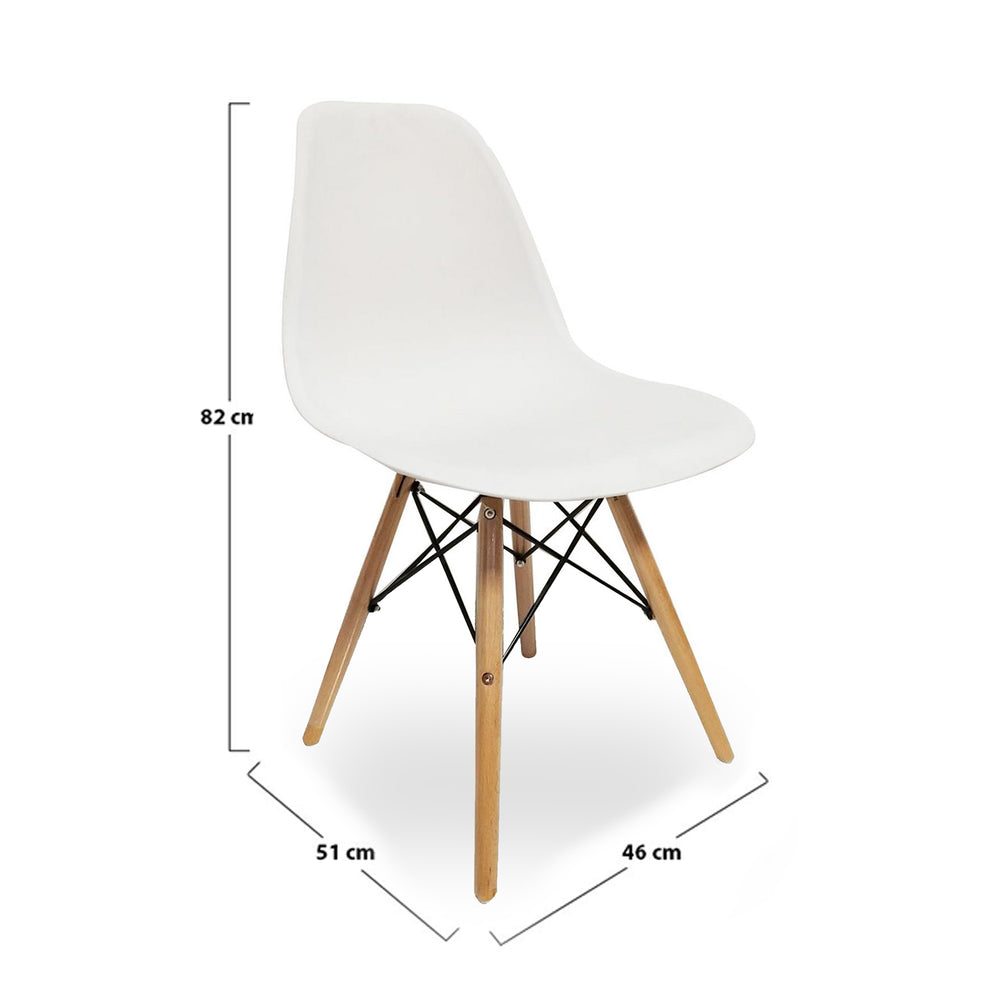 
                      
                        Comedor Rectangular para 4 personas Eames
                      
                    