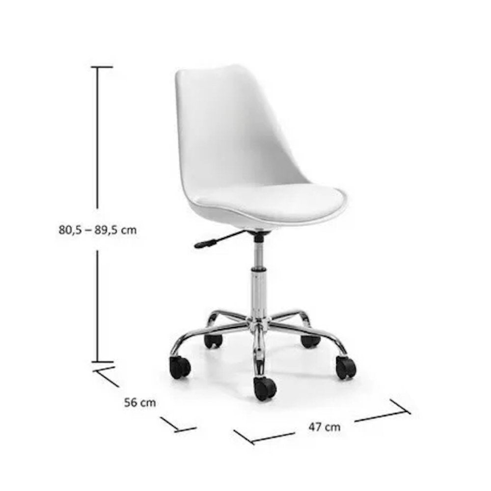 Dimensiones de la silla tulip de escritorio y oficina