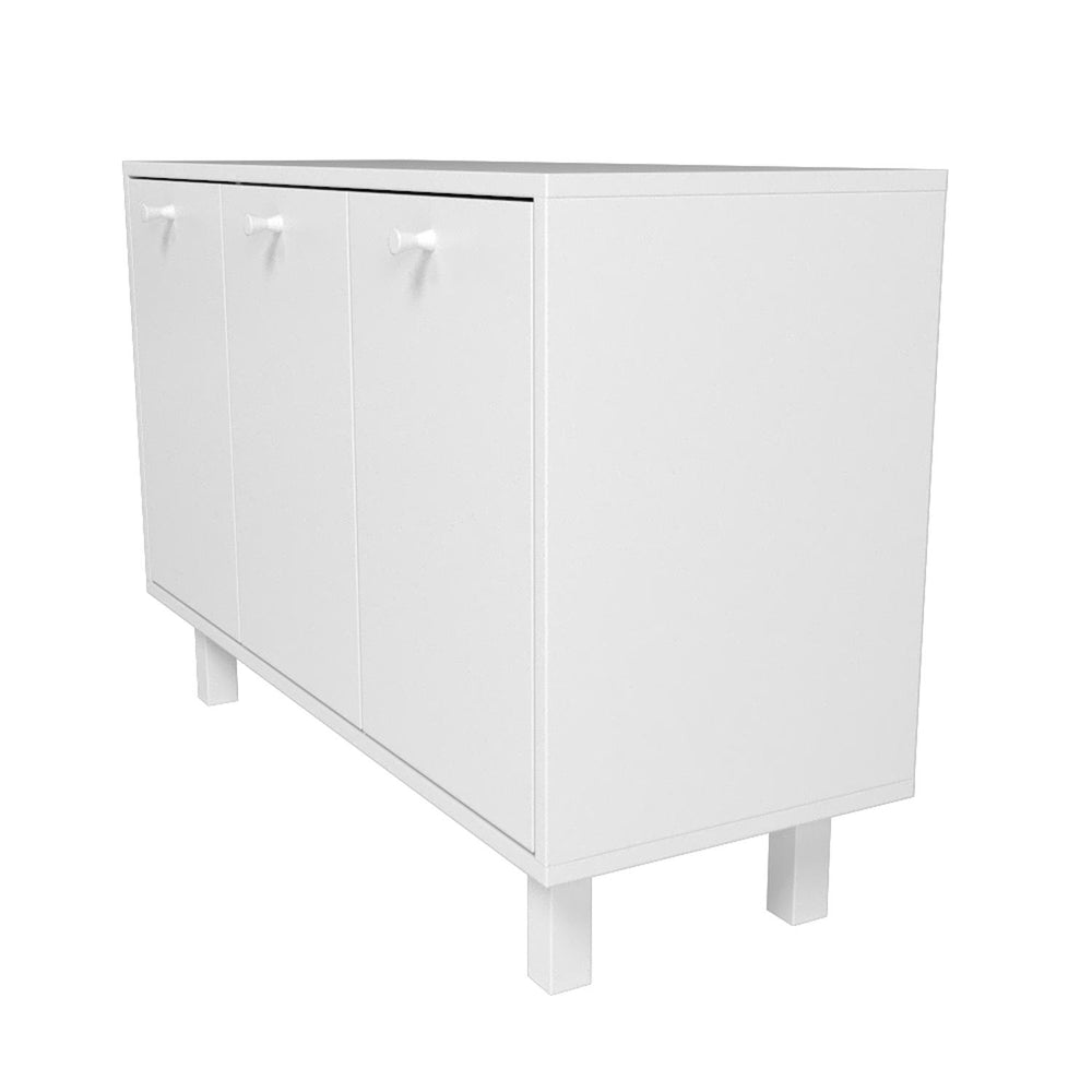 
                      
                        Comoda Cajonera de Madera con 3 Puertas
                      
                    