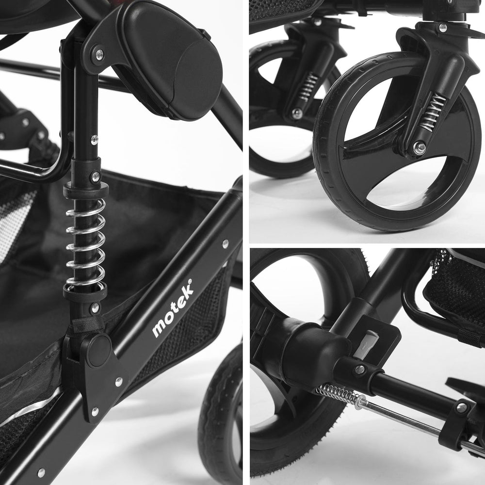 
                      
                        Carriola de Paseo Motek Dan Pro 2 en 1 Bambineto Chasis Aluminio
                      
                    