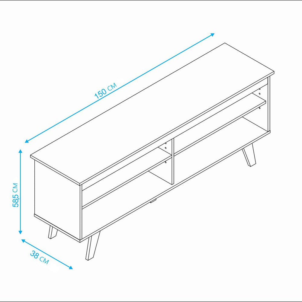 
                      
                        Mesa para TV - Rack Midtown Concept 60" Centro de entretenimiento blanco
                      
                    