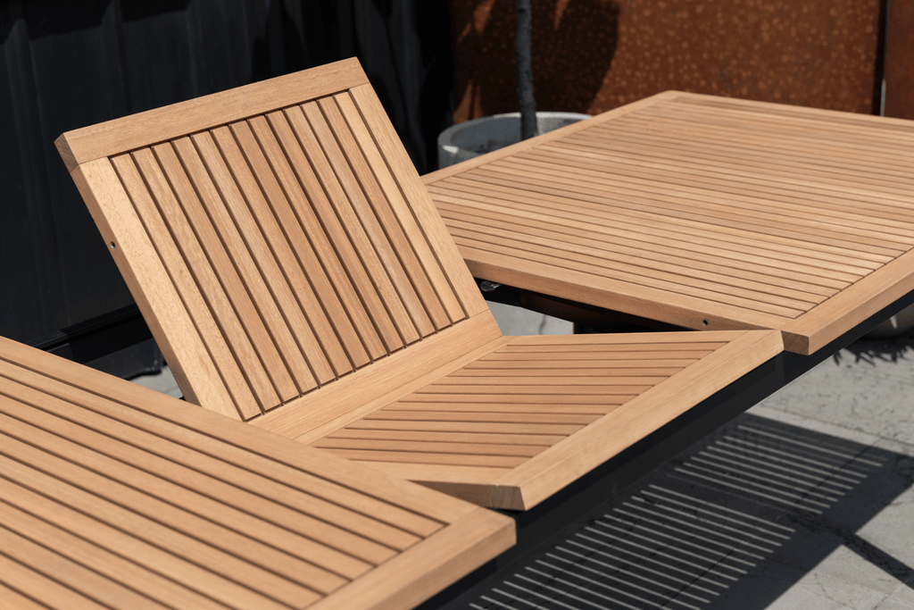  Mesa Extensible de Comedor Bendigo de Madera para Jardin